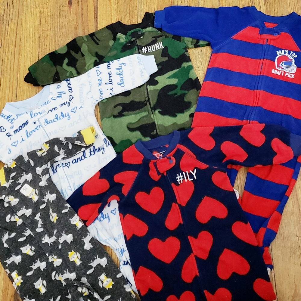 Footsie flannel pijamas